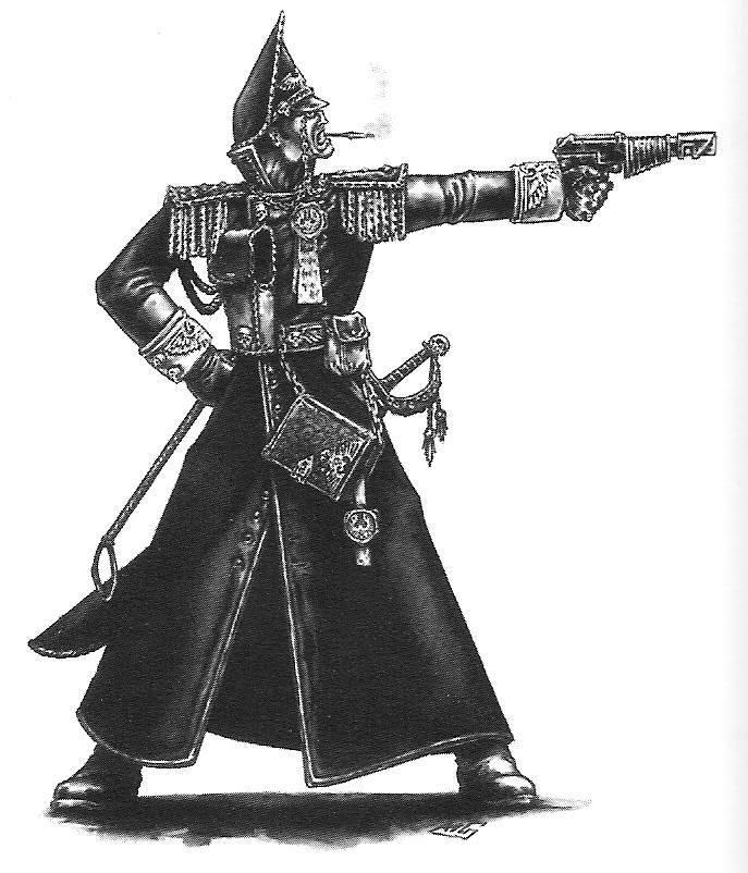 2nd Edition Artwork Commissar Copyright Games Workshop Imperial